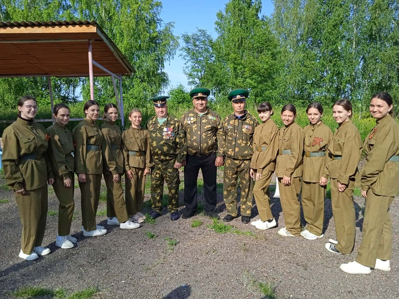 В день Памяти и скорби в лагере 